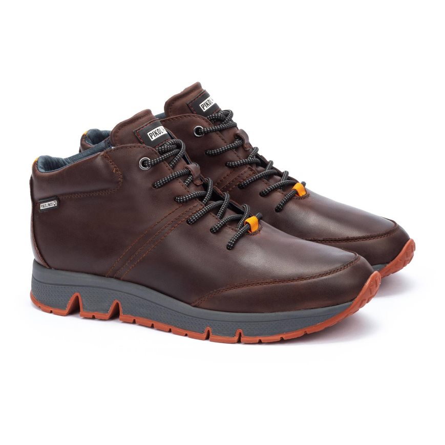 Men's Pikolinos FERROL Sneakers Brown | NZ L2A05Q7